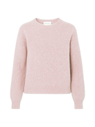 light pink knit sweater