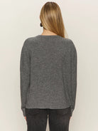grey sweater with the text cheers