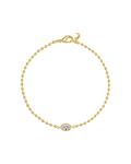 Mini Cleo Oval Bracelet | Gold