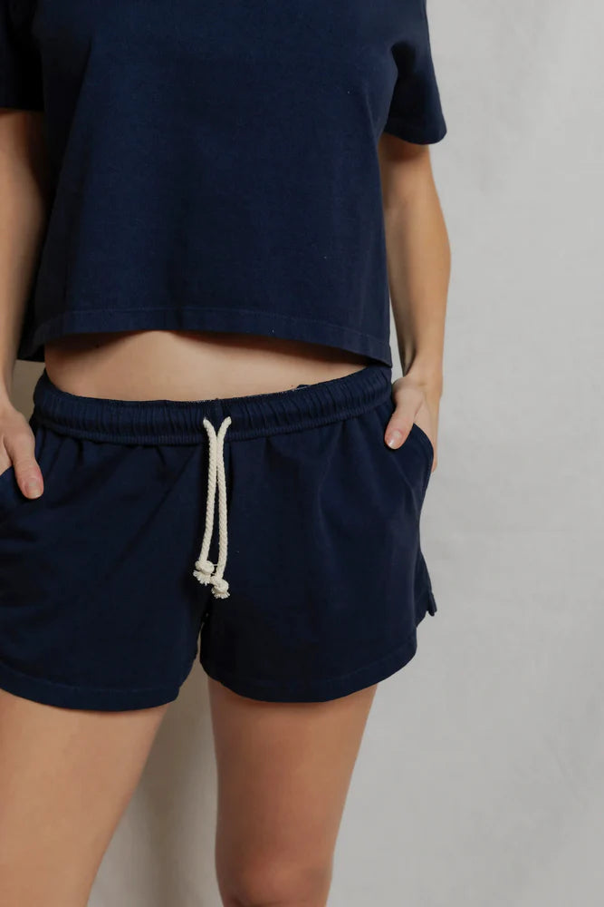 navy lounge shorts