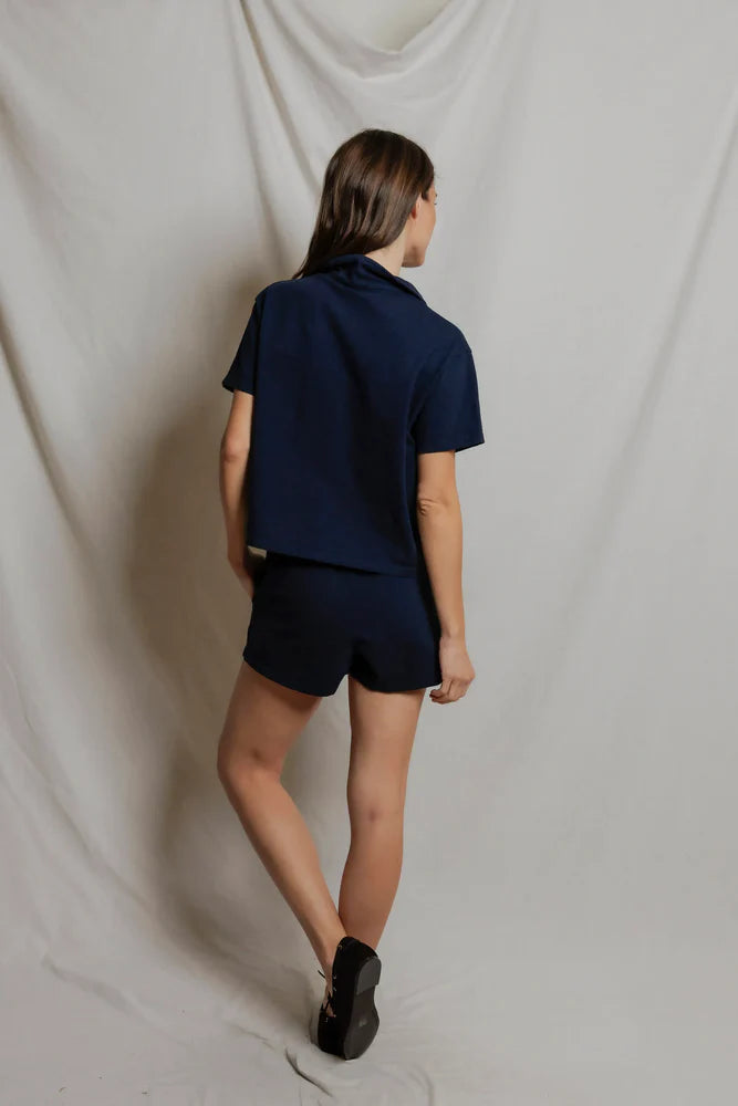 navy lounge shorts