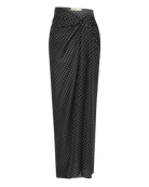 black polka dot pareo swim cover