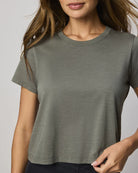 basic t-shirt in green