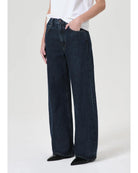 dark denim low curve jeans