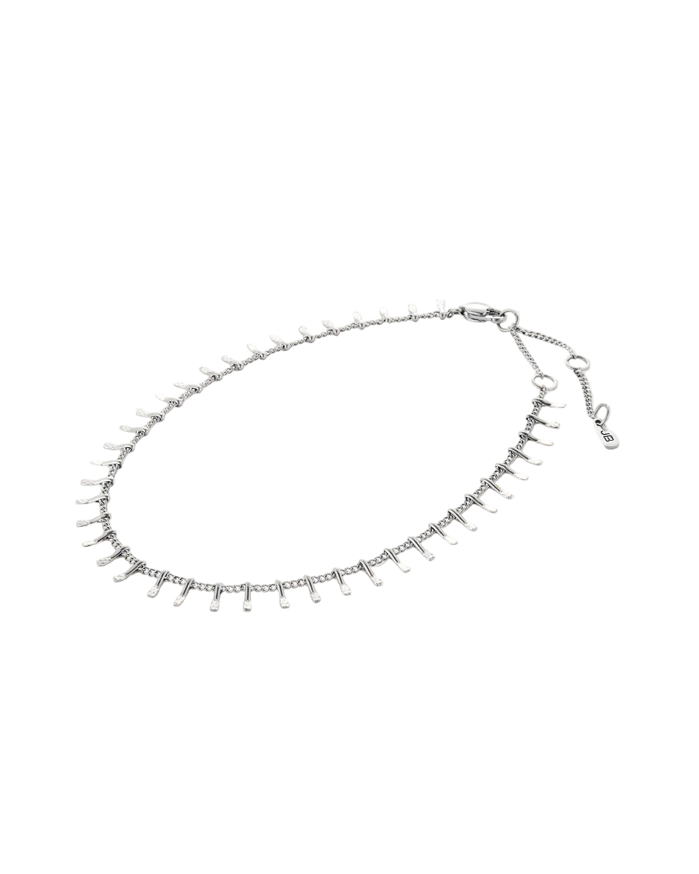 delicate silver anklet