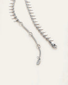 delicate silver anklet
