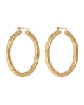 Amalfi Tube Hoops | Gold