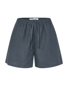 drawstring shorts in blue