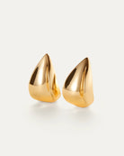 large statement gold earrings