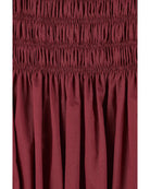 midi sleeveless dress in a deep red/pink