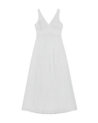 white eyelet maxi dress