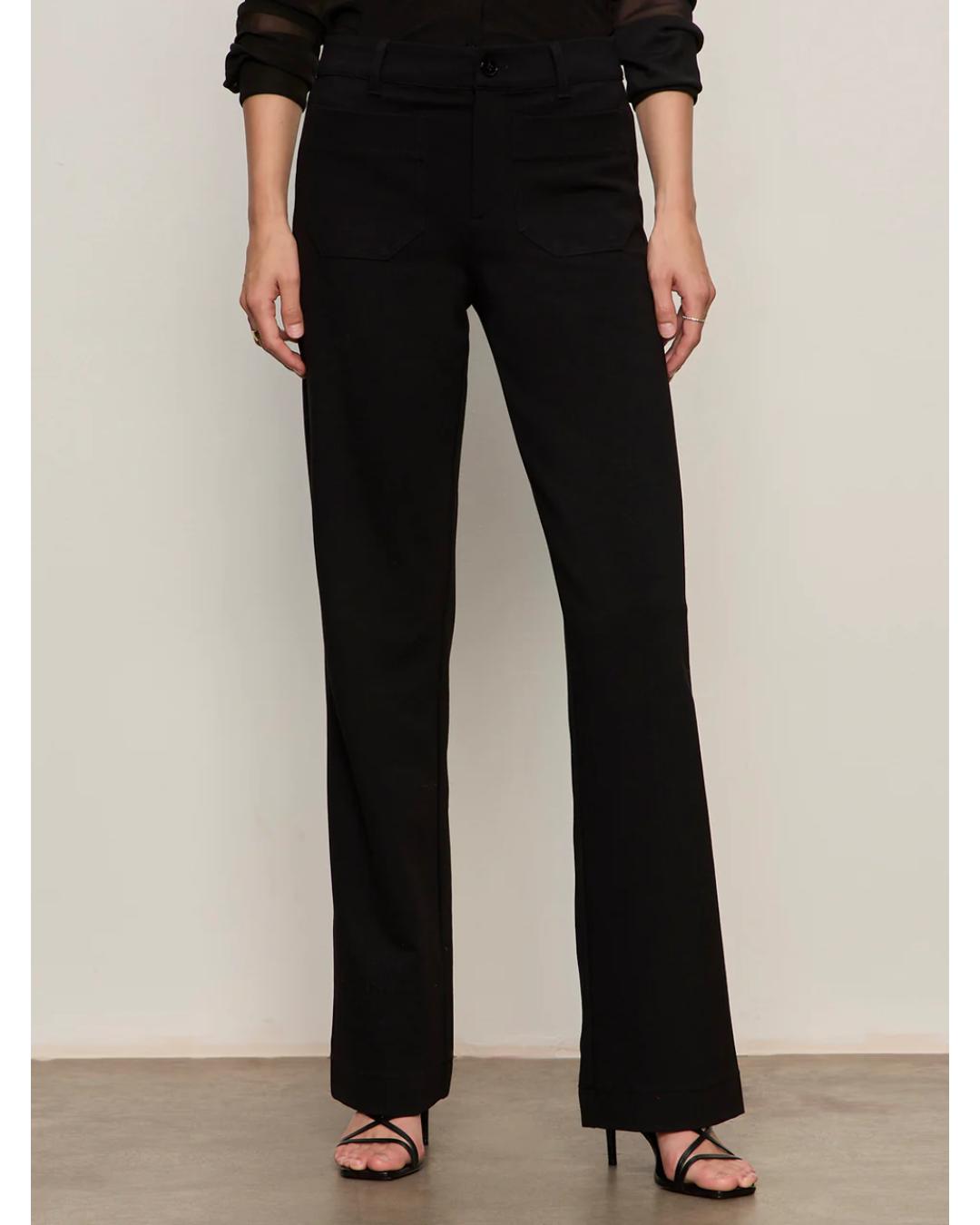 black wide leg pant