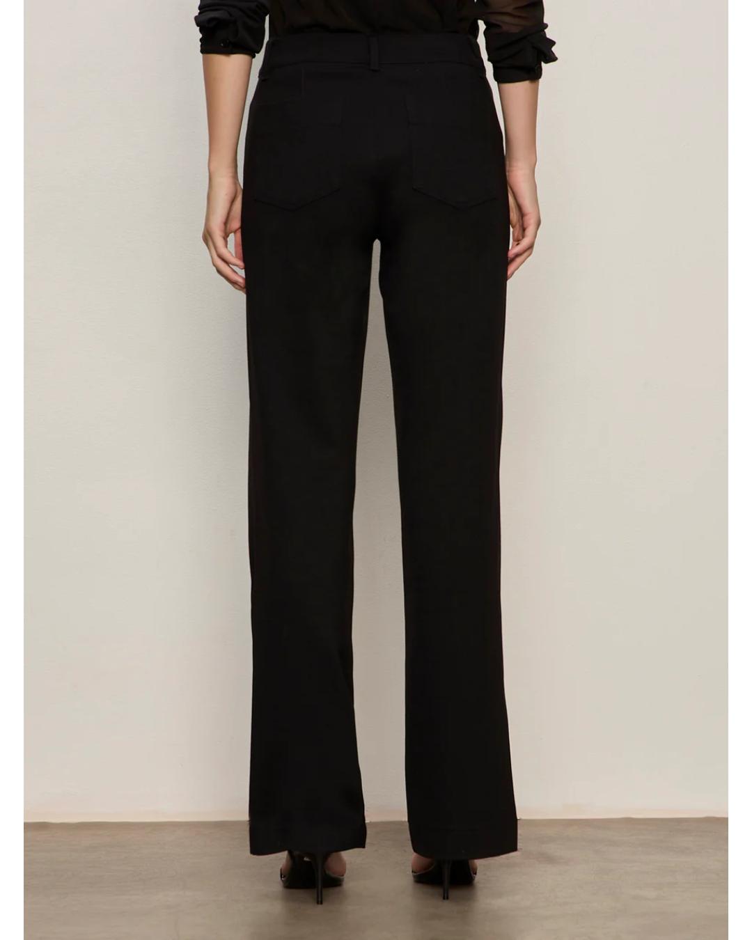 black wide leg pant