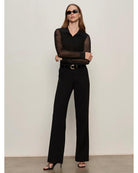 black wide leg pant