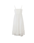 midi white dress