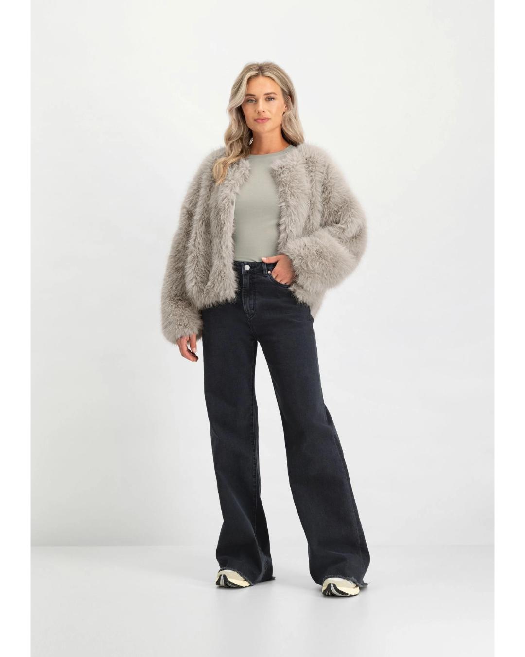 wide leg black denim jeans