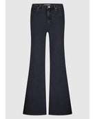 wide leg black denim jeans