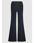 wide leg black denim jeans