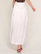 midi whith skirt with a drop waist