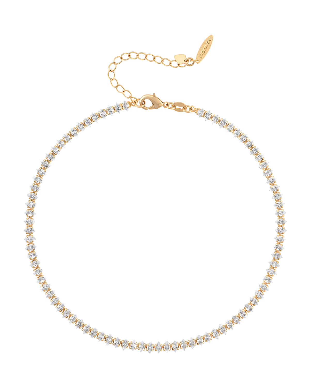 marquise diamond choker gold necklace