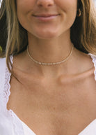 marquise diamond choker gold necklace