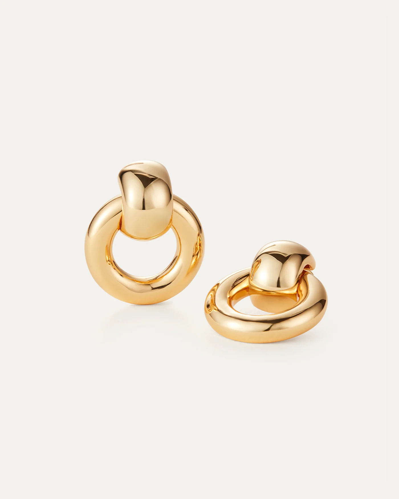 statement earrings in silver or gold