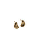 tear drop gold stud earrings