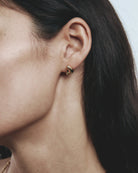 tear drop gold stud earrings