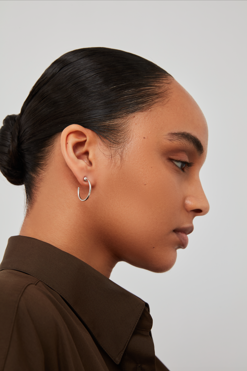 small silver hoops