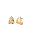 statement mini gold earrings