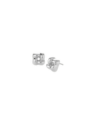 silver small woven earring 