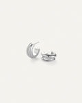 silver hoops