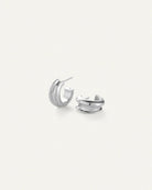 silver hoops