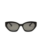 black sunglasses with grey lenses 