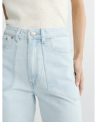light wash barrel jean