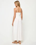 white maxi dress