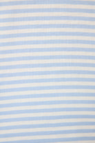 tank top and short pj set in white and blue