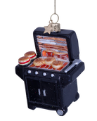 black BBQ ornament