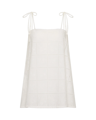 white long tank top