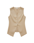 beige vest 