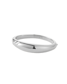 statement chunky silver bangle