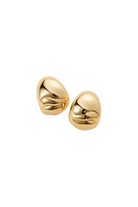 gold statement earrings