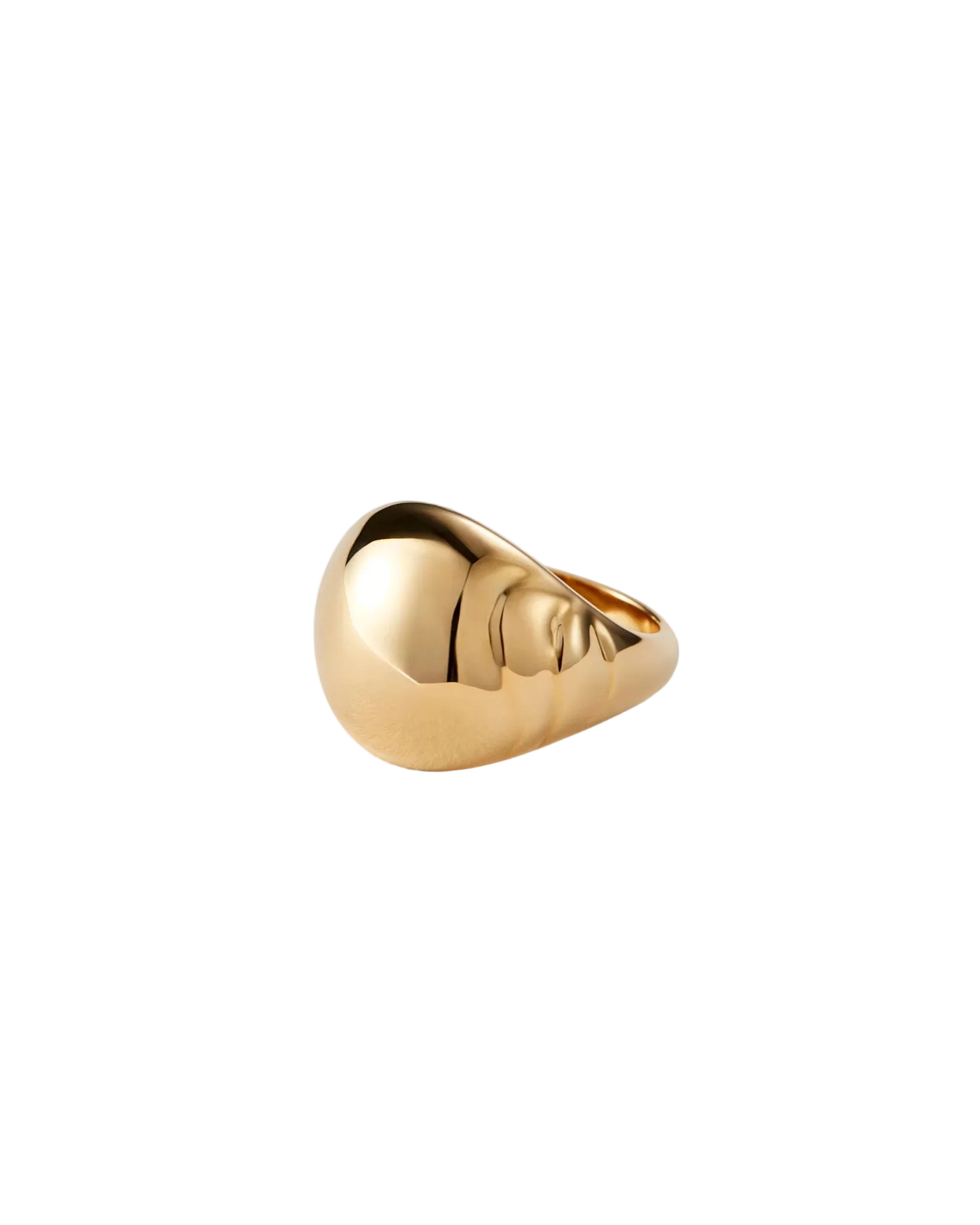 statement gold ring