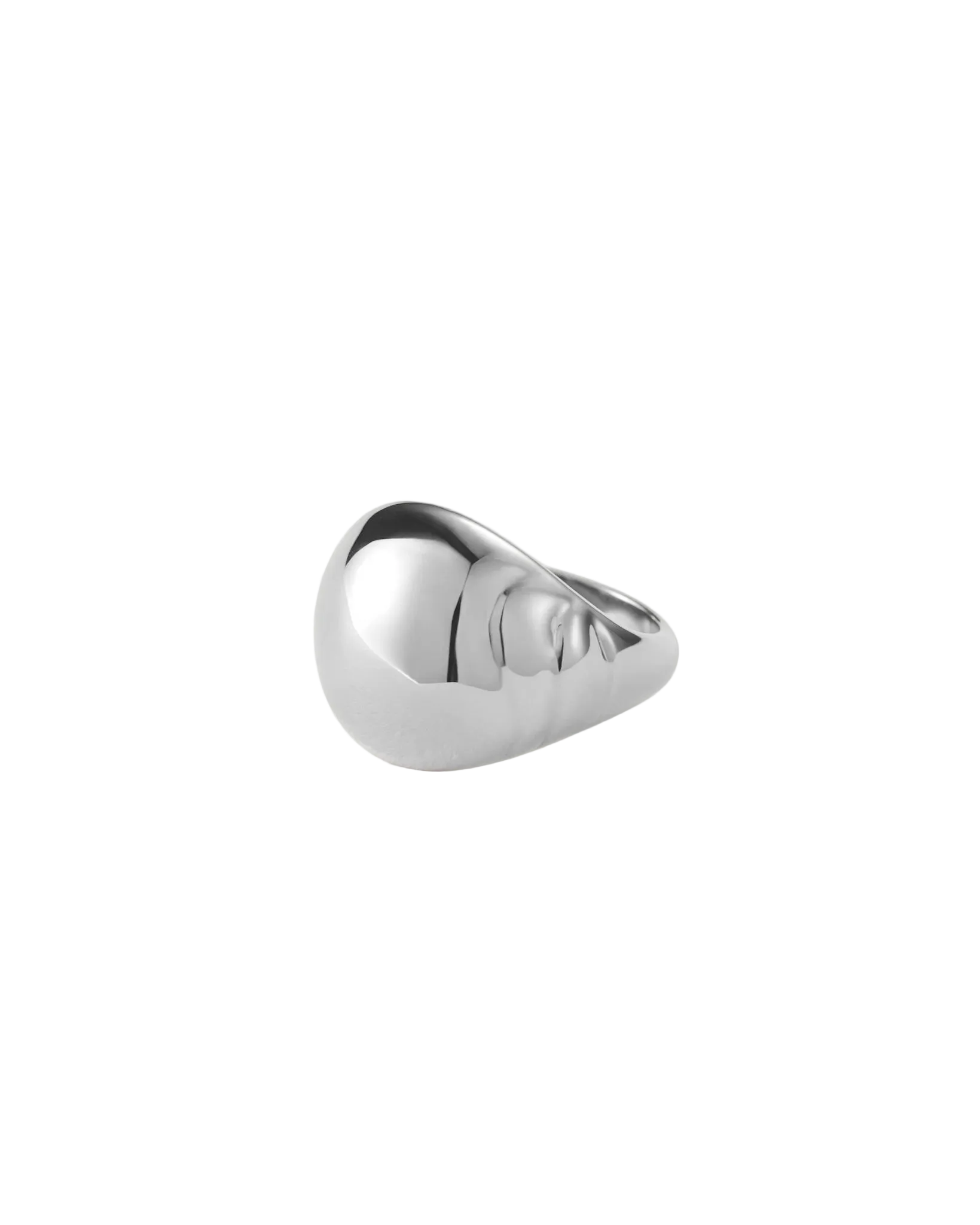 statement silver ring