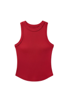 red racerback tank top