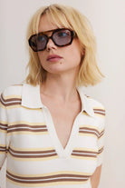 mini polo striped dress