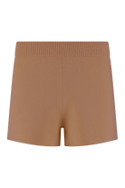lounge shorts in a light brown
