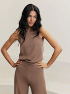 tank top in light brown