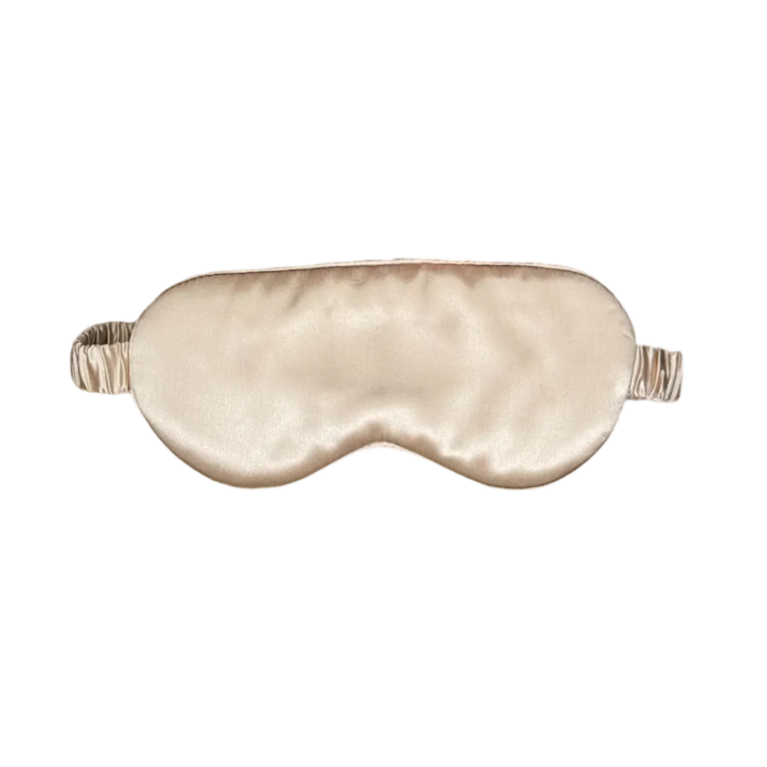 champagne colour silk sleep mask