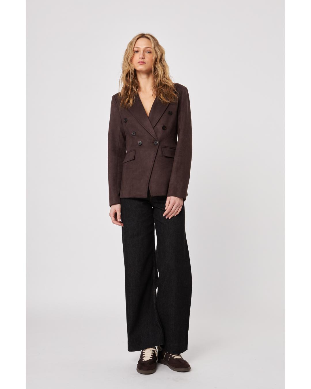 brown blazer